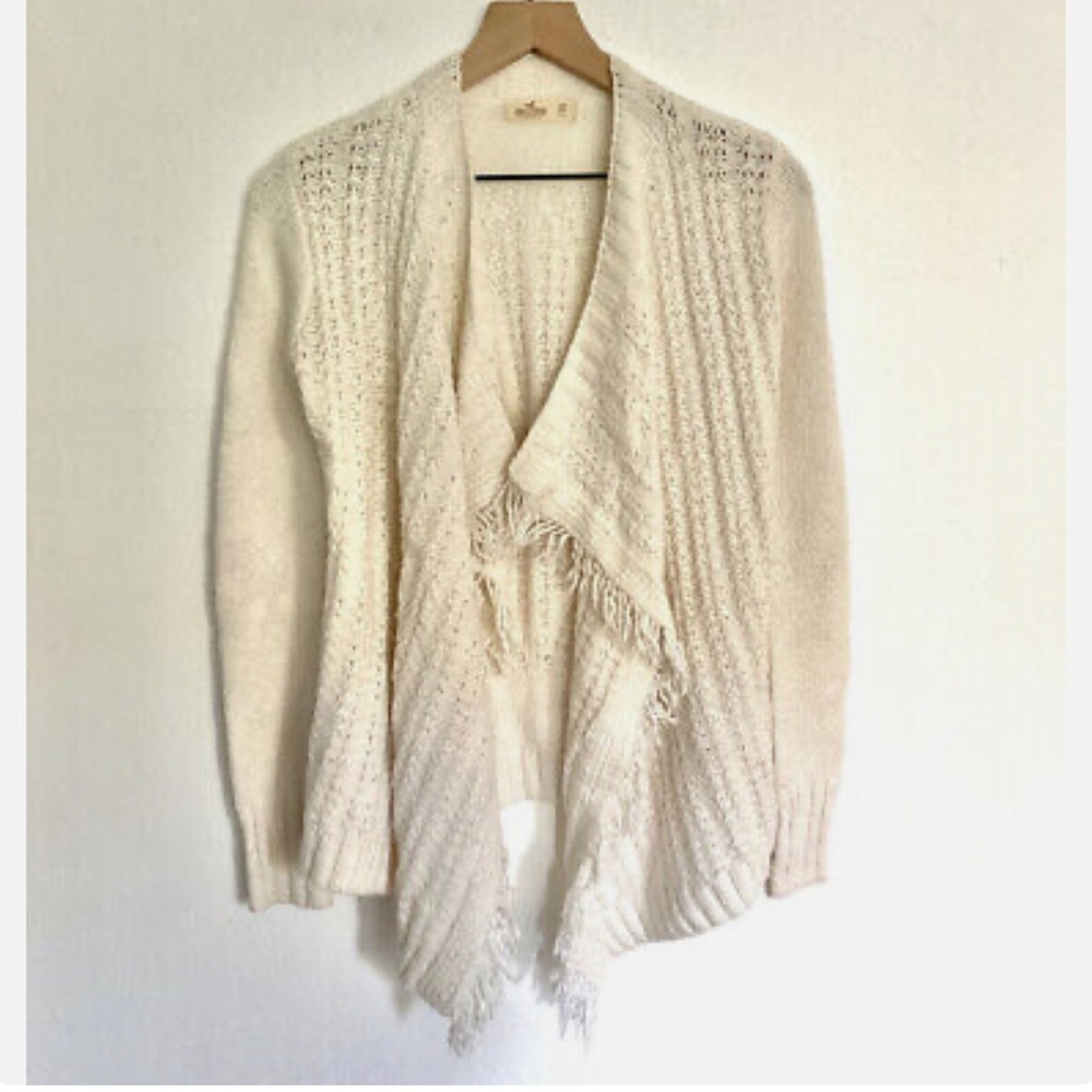 Hollister Size Small Fringe Cardigan
